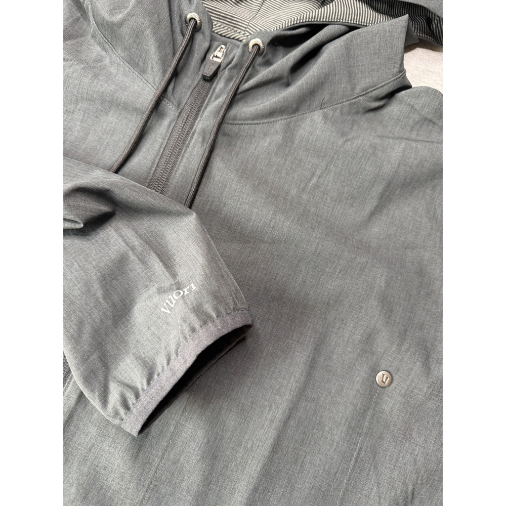 Vuori Outdoor Trainer Shell Jacket Charcoal Grey Heather VW501 Mens XL - Picture 7 of 8